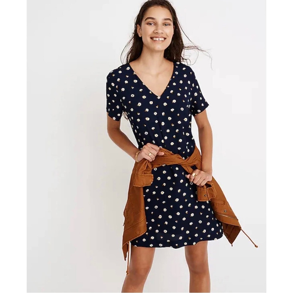 Madewell daisy dot dress